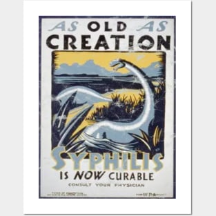 As Old As Creation - Vintage Syphilis Poster Posters and Art